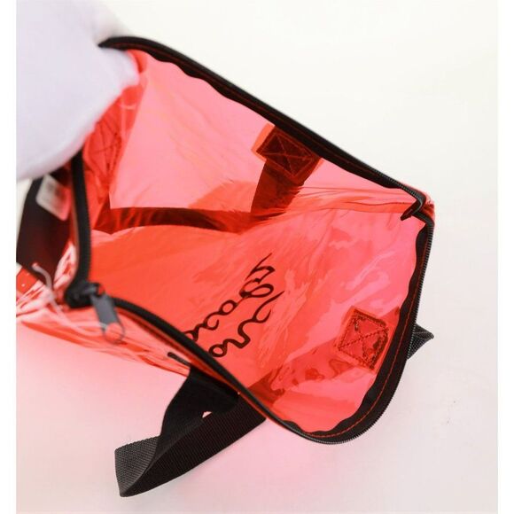 NWT Marc by Marc Jacobs I Heart MJ Clear Tote Red - Picture 11 of 11